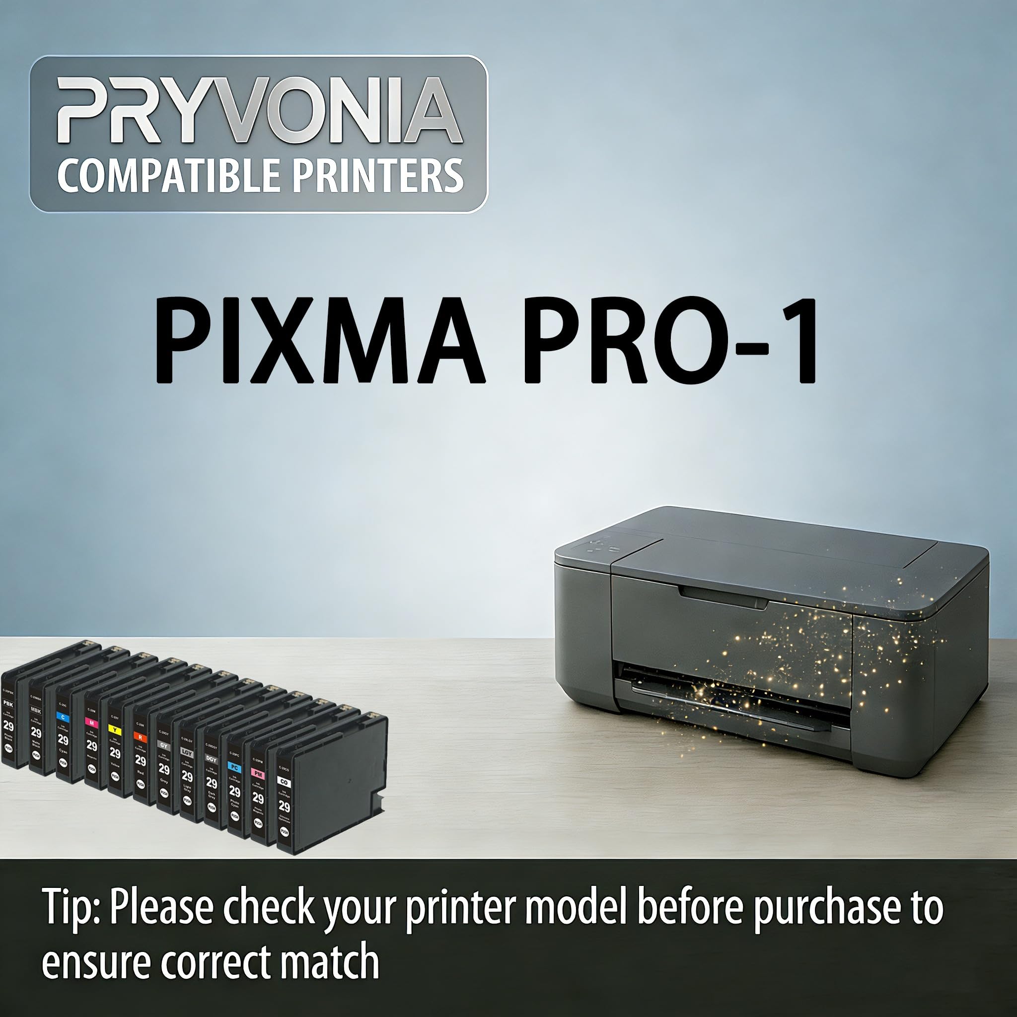 PGI-29 PGI29 wkłady atramentowe do profesjonalnej drukarki fotograficznej PIXMA PRO-1 (12 sztuk, 36 ml)