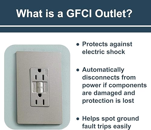 Miniatura 3 de Legrand Radiant 2097TRW3PKCC4 - Salida dúplex decorativa de 20 amperios GFCI autoprueba resistente a manipulaciones, color blanco (paquete de 3)