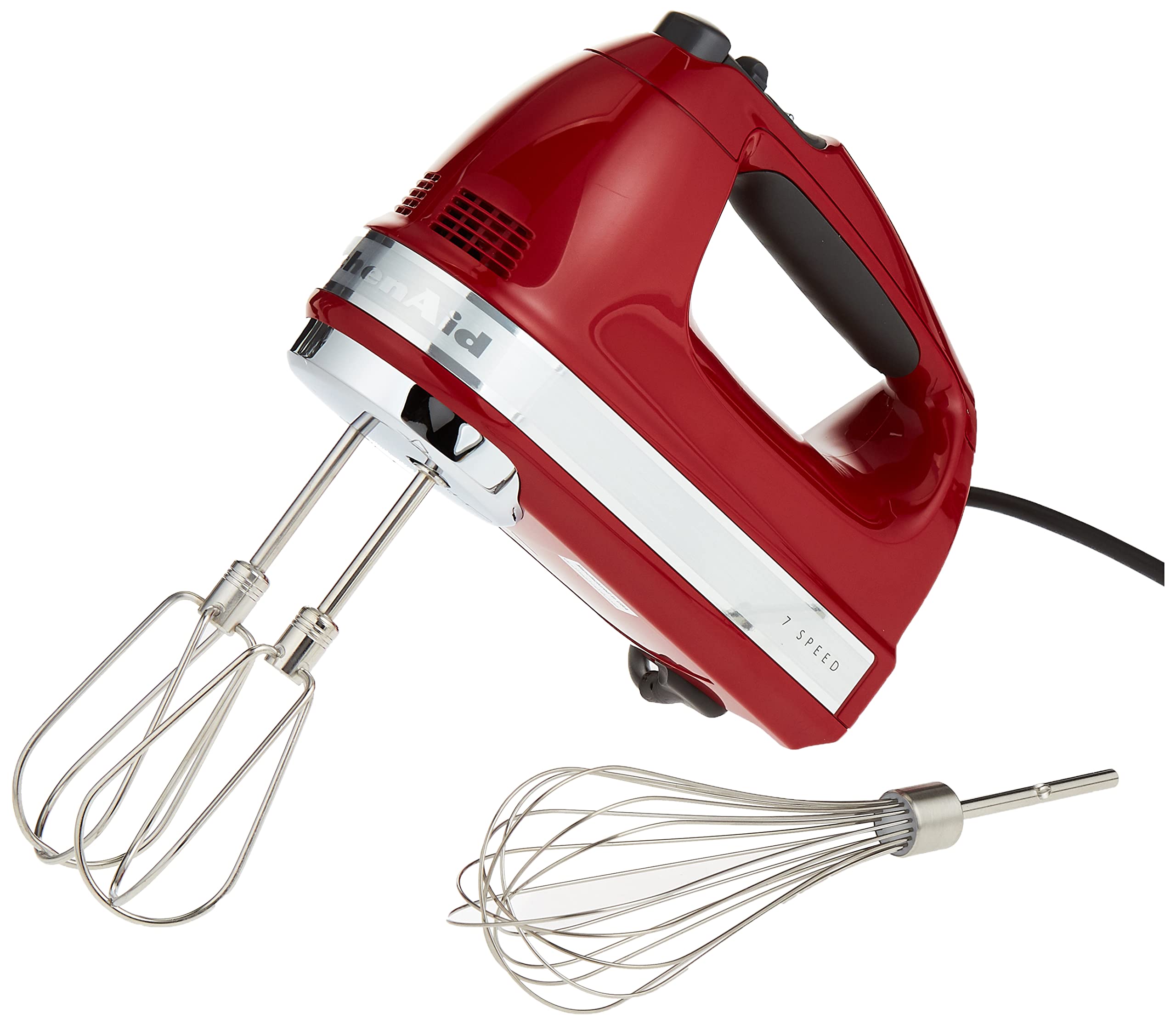kitchenaid 7 speed hand mixer empire red