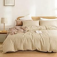 Vista 9 de Juego de funda de edredón verde oliva oscuro tamaño matrimonial, de 3 piezas, estilo rústico bohemio, con pompón y fleco, de microfibra, funda