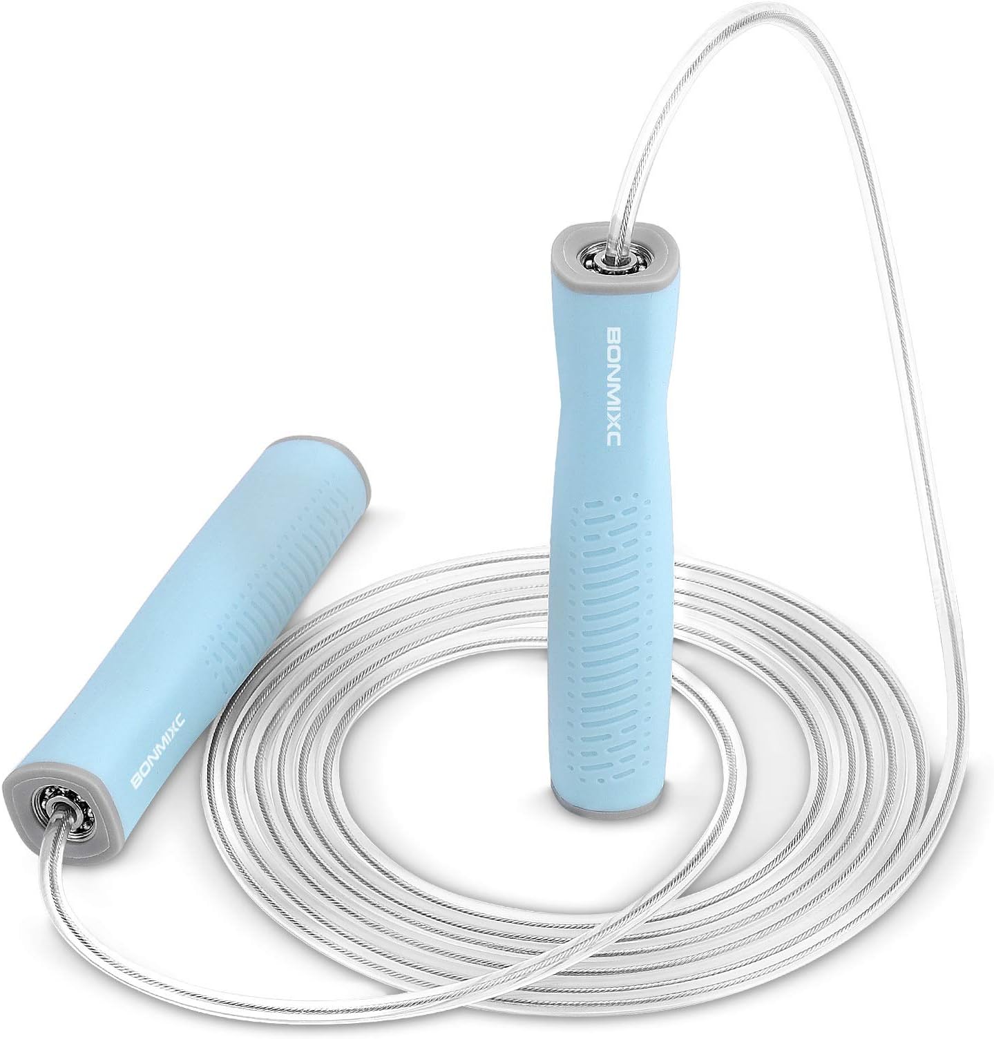 BONMIXCWeighted Skipping Rope 1-LB for Adult Women. | Speed Skipping Rope with Ball Bearings for Fitness.