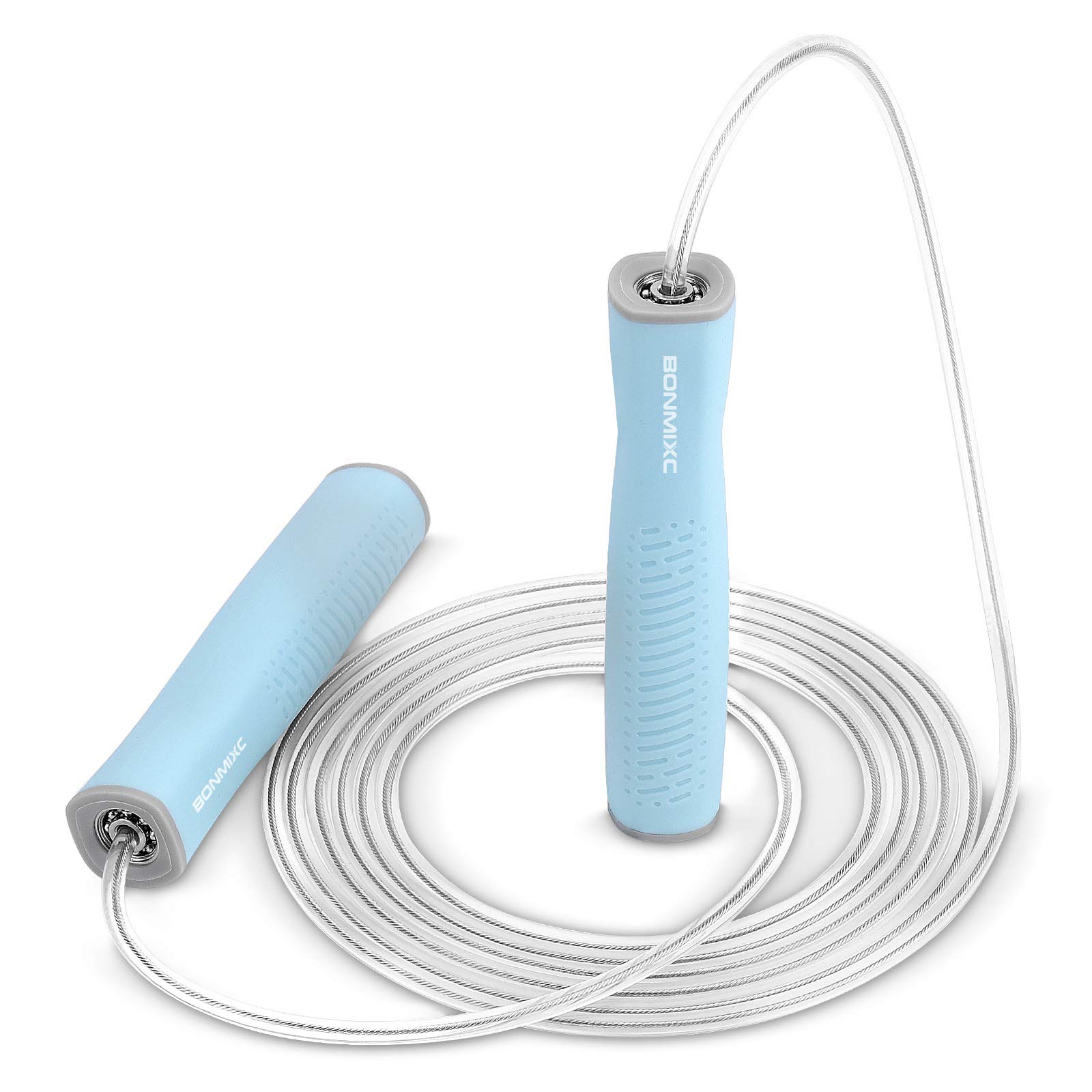 BONMIXCWeighted Skipping Rope 1-LB for Adult Women. | Speed Skipping Rope with Ball Bearings for Fitness.