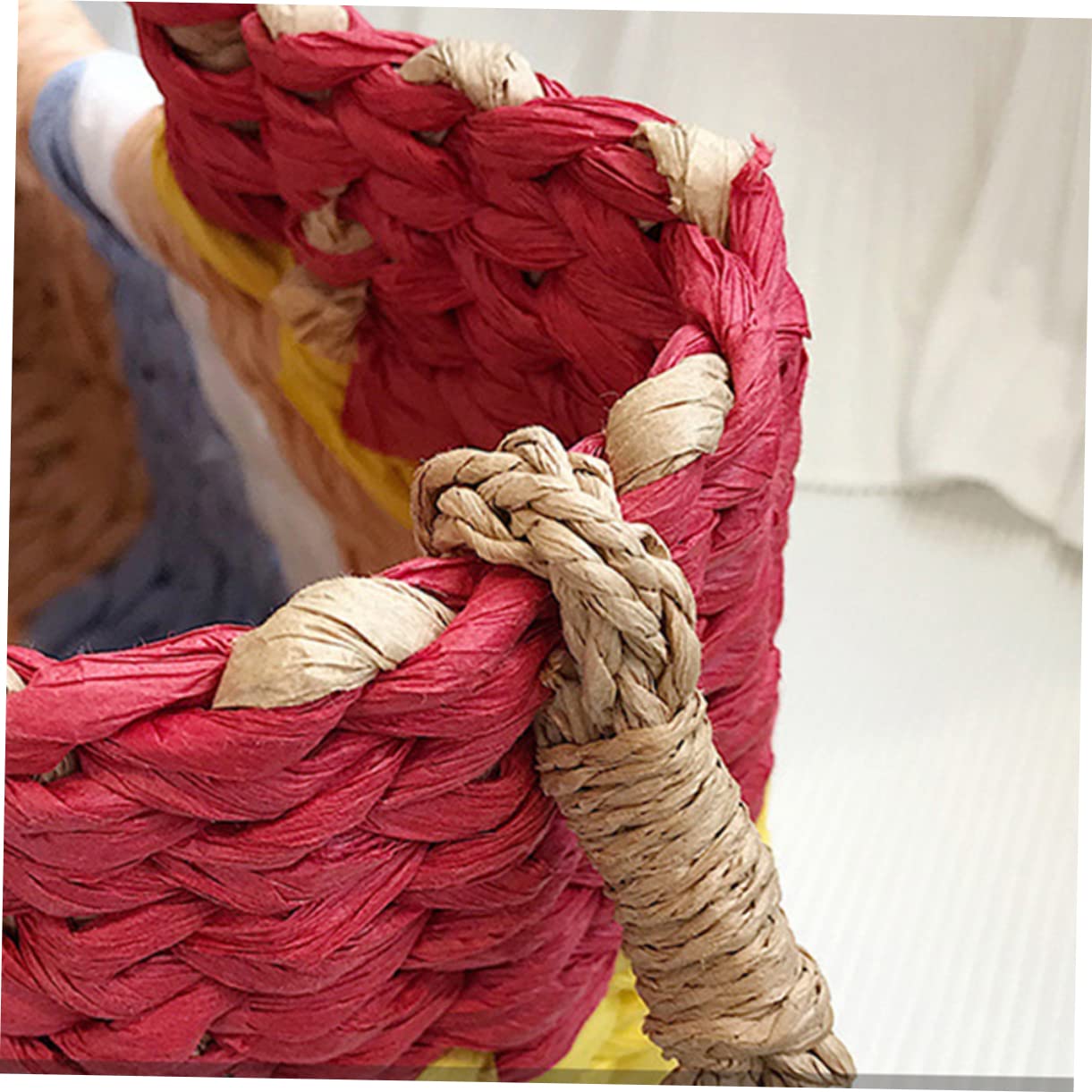 Borsa Intrecciata in Paglia Capiente, Borsello a Tracolla Fashion | Atmosfera Estiva, Stile Creativo e Distintivo, Formato Pouch per Shopping e Lavoro