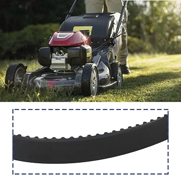 2Pcs Lawn Mower Drive Belts 312-3M-09 Compatible with HTD 312x9x2.41mm