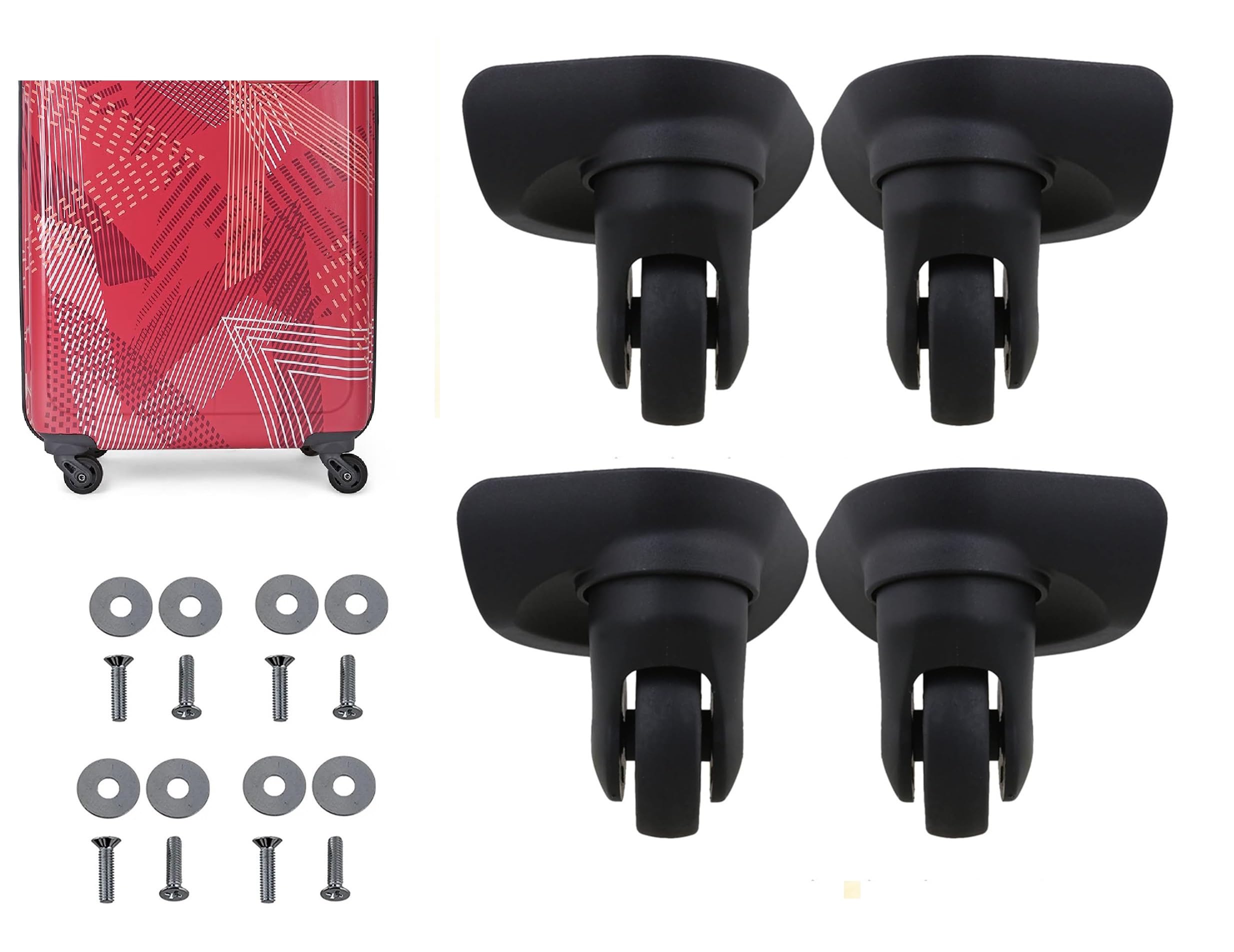 myviradi Luggage and Travel Suitcase Wheel Replacement For Luggage Parts (4 Pcs) For All Brand (Suitable For Hard Lugage)-picture-16