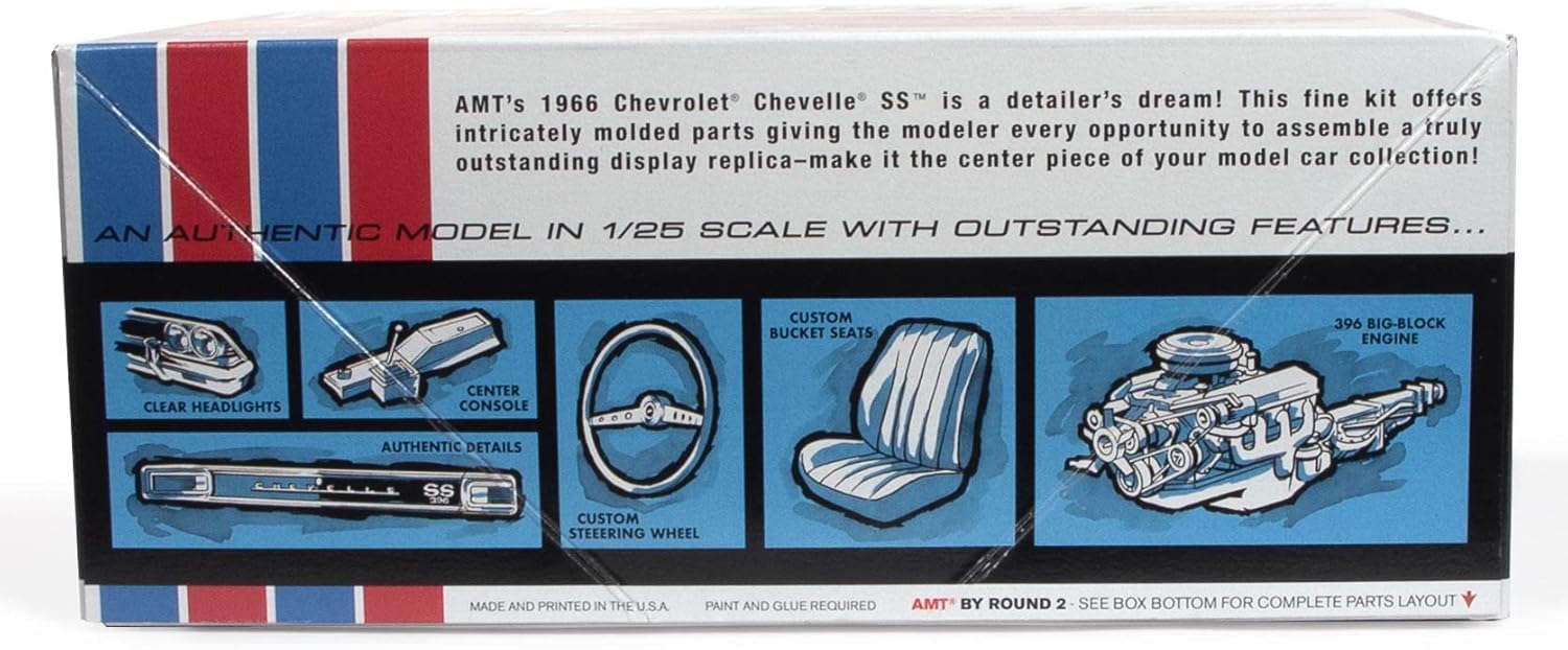 AMT 1966 Chevy Chevelle SS 1:25 Scale Model Kit