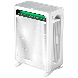 KNKA Air Purifier for Home Bedroom Large Room Up to 3,500 Ft², HEPA Air Cleaner with Washable Pre-Filter, AHAM VERIFIDE, AQI Display, ECO Mode, Pet Mode for Pets, Allergies, Dust, Pollen, APH4000 - Amazon product rated Grade A