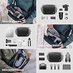 PGYTECH OneGo Solo V2 Sac à frimeurs de caméra, 6L Sac à caméra pour les photographes de voyage urbain, Sac à appareil photo sans miroir pour Sony/Canon/Nikon/DJI Mavic/Air/Mini/Tripod/Laptop, Vert