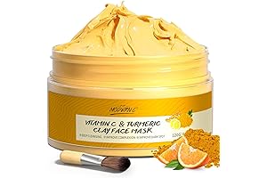 Turmeric Vitamin C Clay Mask Deep Cleansing Face Mask Skin Care Evens Out Skin Tone