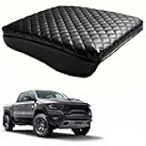 LINOAH Center Console Cover for 2019-2026 Ram 1500 Center Console Cover, Armrest Cushion Pad Cover, PU Leather for 5th Ram 1500 Armrest Cushion Pad Cover Anti-Scratch for Ram 1500 Accessories