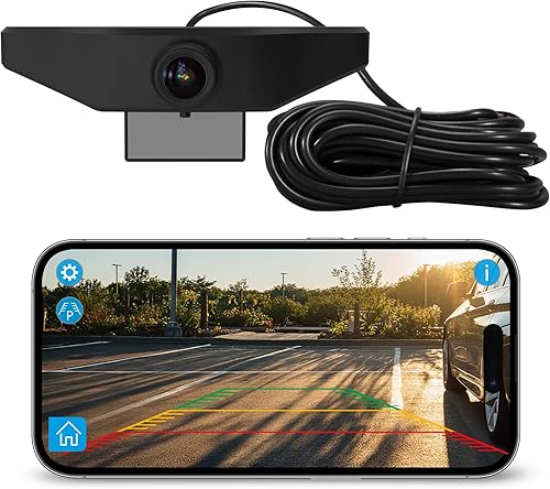 TYPE S TOURING ITEMS Cámaras de respaldo con conexión de cable, monitor HD de 1080p, gran angular de 120 grados, impermeable, visión nocturna,