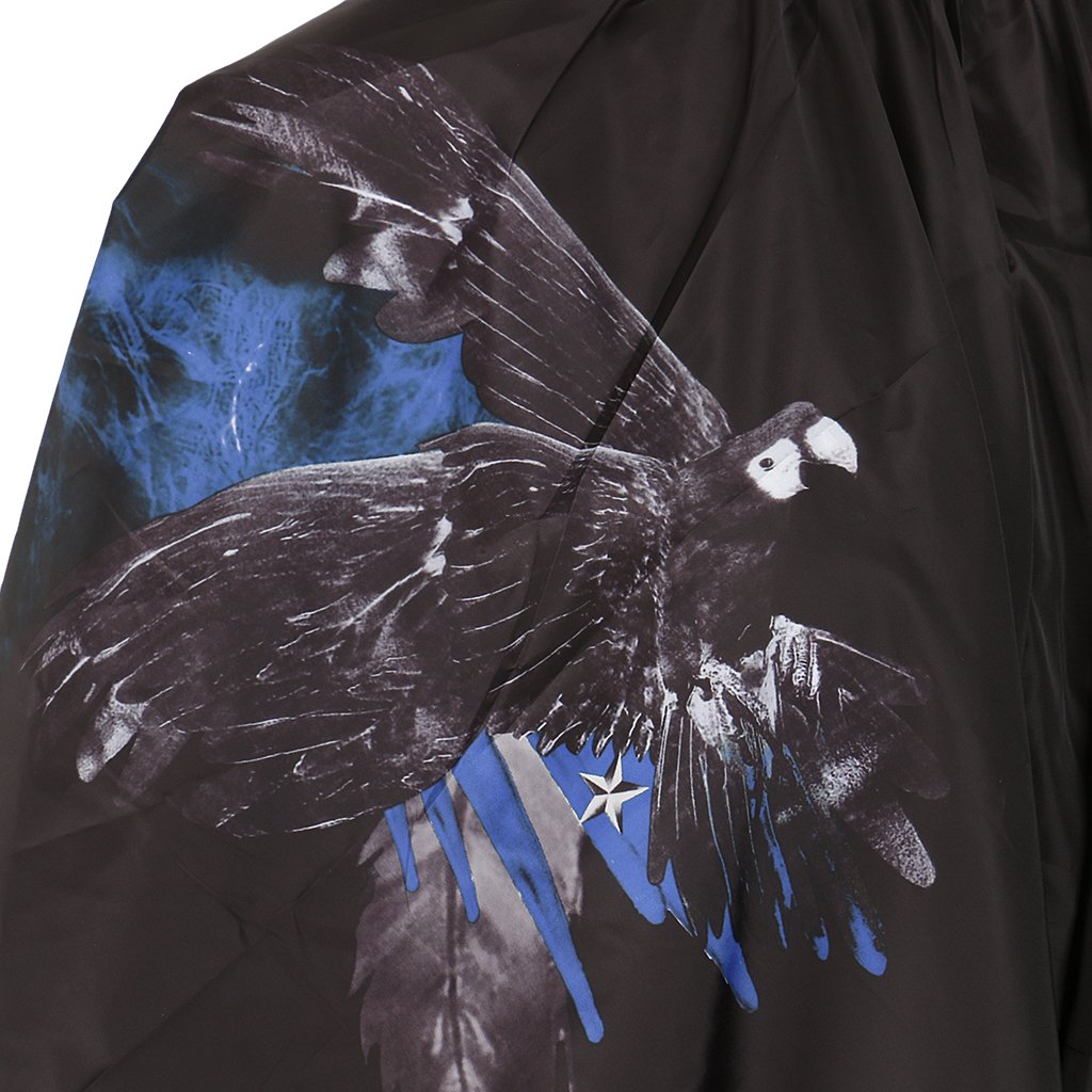 Wodoodporny salon fryzjerski fryzjerski peleryna fryzjerska fartuch czarny