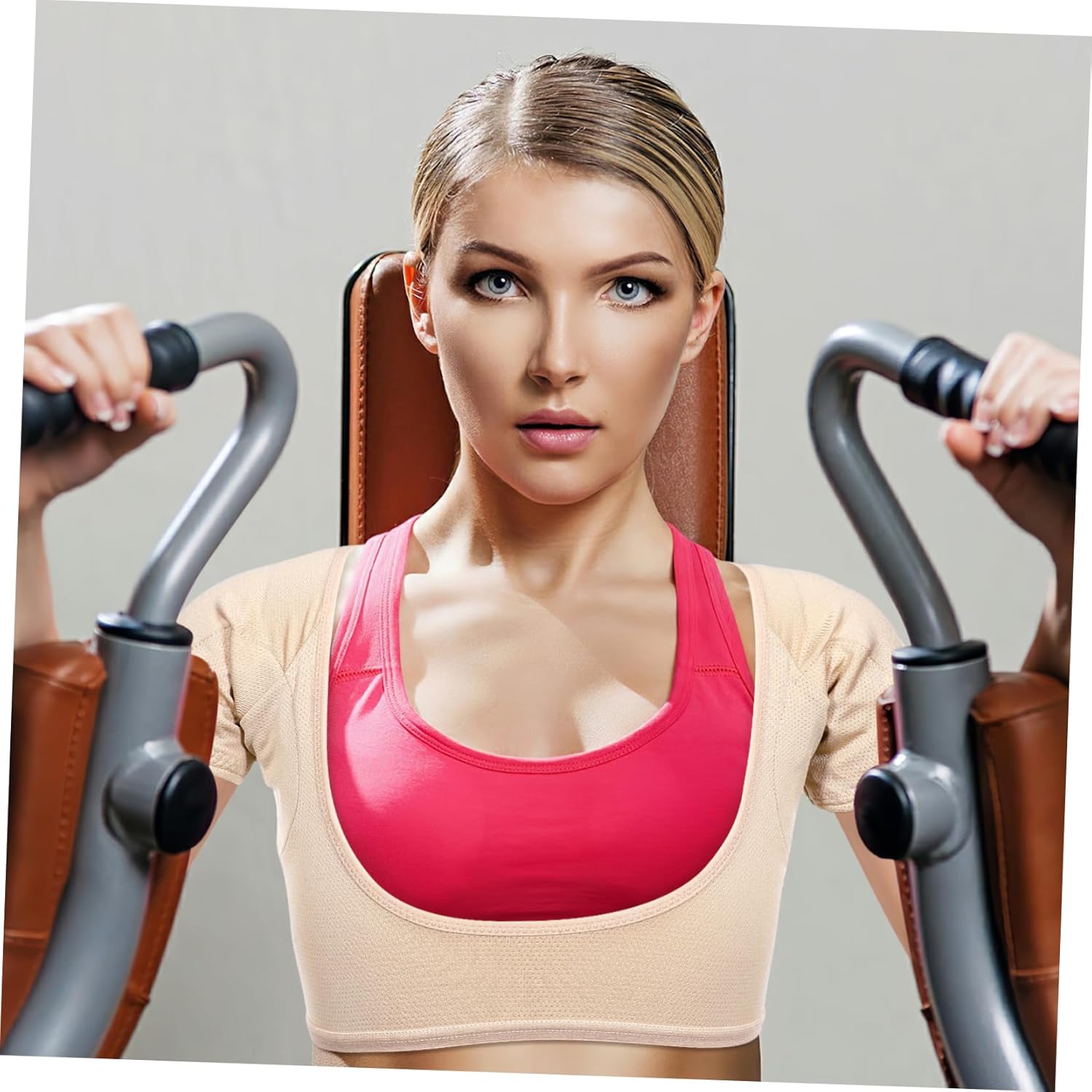 EXCEART Breathable Sweat Guard Underwear Vest Underarm Sweat Vest Washable Shield Armpit Pads Shield Size L - Image 9