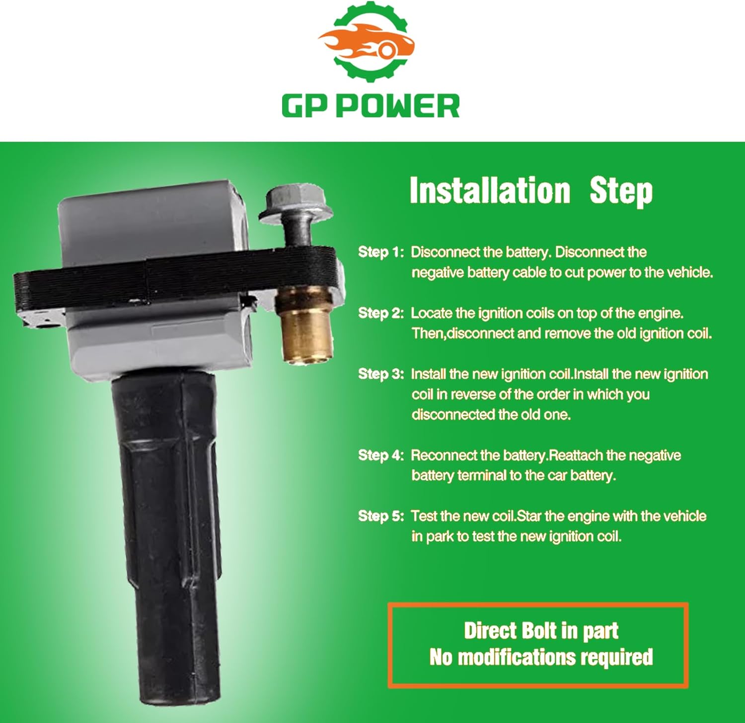 Ignition Coil Pack Set Of 4 Compatible With Subaru Baja Forester Impreza Legacy Outback WRX 2.5T H4 EJ25 Replacement For 22433-AA540 UF508 UF567