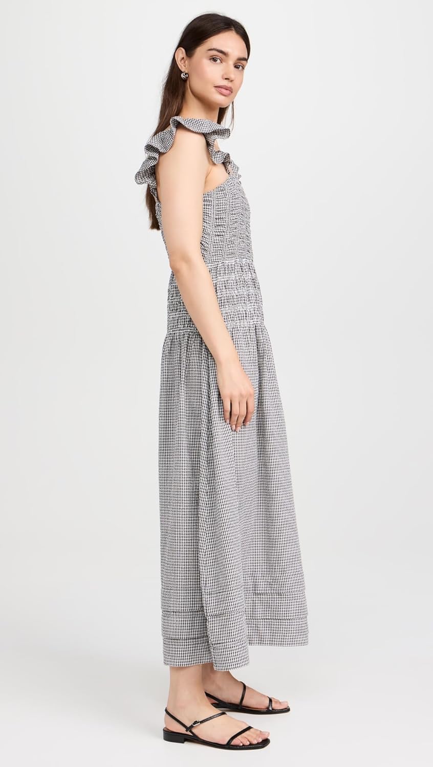 Saylor Women's Adalene Gingham Midi Dress - Image 4