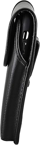 Vista 49 de Turtleback Funda para cinturón diseñada para iPhone 11 (2019) y iPhone XR (2018), funda vertical de cuero negro con clip giratorio para cinturón