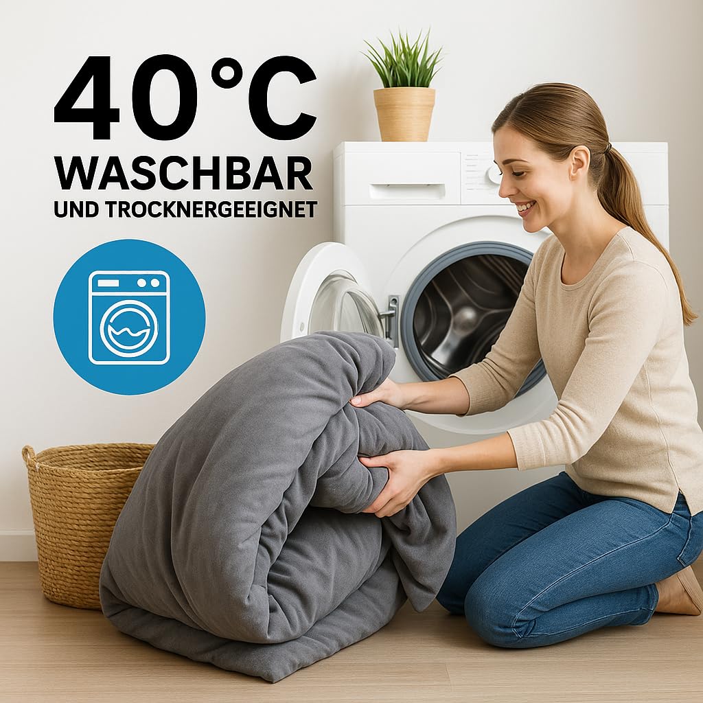 MALIKA Winter Plüsch Bettwäsche Nicky-Teddy Cashmere Coral Fleece 135x200 155x220 200, Größe:200 x 200 cm, Designe:SCHWARZ