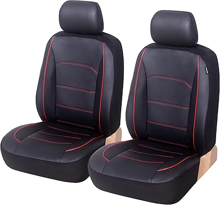 Amazon カーシートカバー 防水 合成皮革 車防水シートカバー 前席用 軽 普通車適用 レッド フロント 2枚 車 バイク 車 バイク Amazon カーシートカバー 防水 合成皮革 車防水シートカバー 前席用 軽 普通車適用 レッド フロント 2枚 車 バイク 車 バイク