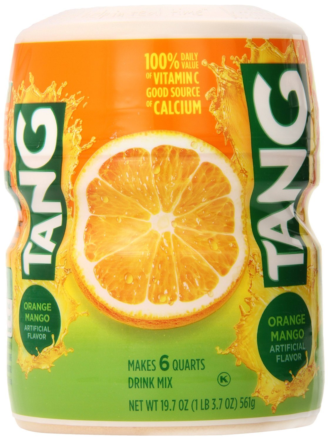 Tang Orange Mango Drink Mix, 19.7 Ounce (Pack of 3)