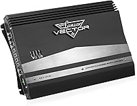 Lanzar VCT4110 2000W 4-Channel MOSFET Car Amplifier - Slim Bridgeable Mono/Stereo Amp w/ Crossover, Bass Boost & RCA I/O