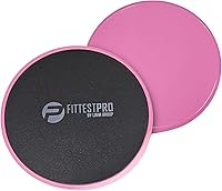 Limm Core Sliders Dual-Sided Exercise Discs for Abs, Core, Legs & Full Body Workouts - Glides on Carpet, Hardwood (2-Pack + Ebook, Bag)