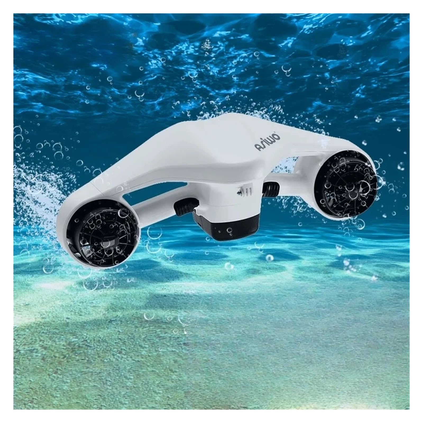 Skuter Elektryczny, Podwodny skuter elektryczny dla dorosłych i dzieci, nurkowanie, surfing, wzmacniacz, 30 m wody, 3 tryby prędkości, 5000 mAh, lekki,5 kg(Wit)