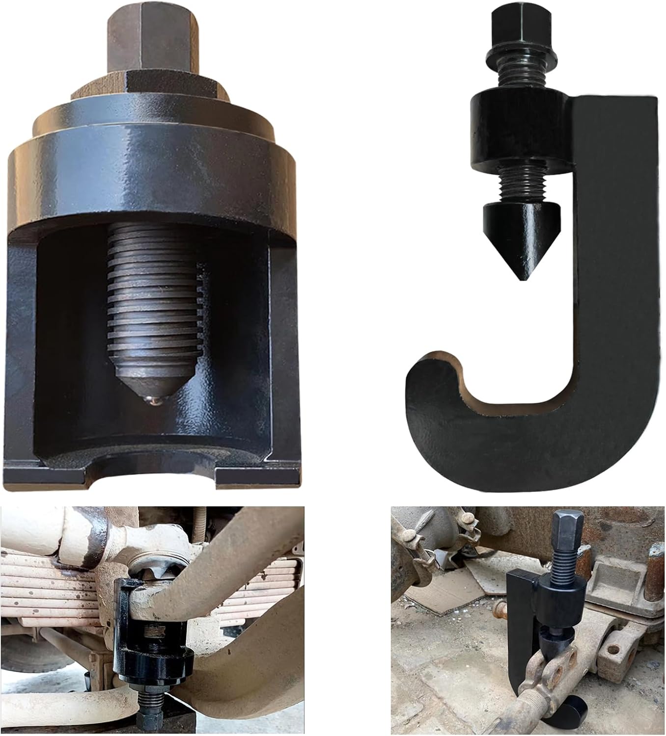 Heavy Duty Truck Tools, Ball Joint Separator, Truck Ball Joint Removal Tool, Tie Rod End Removal Tool, Drag Link Ends Remover, CRV Steel, for Trucks, Semi-Trucks and Buses