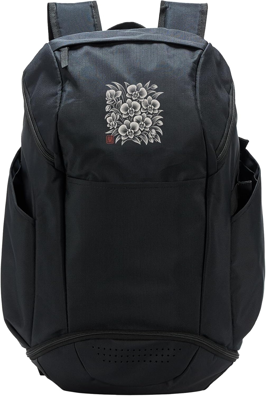 JAPAN BOHO FLOWERS SUMI-E STYLE RARE ORCHIDS BLOSSOM Sport Backpack