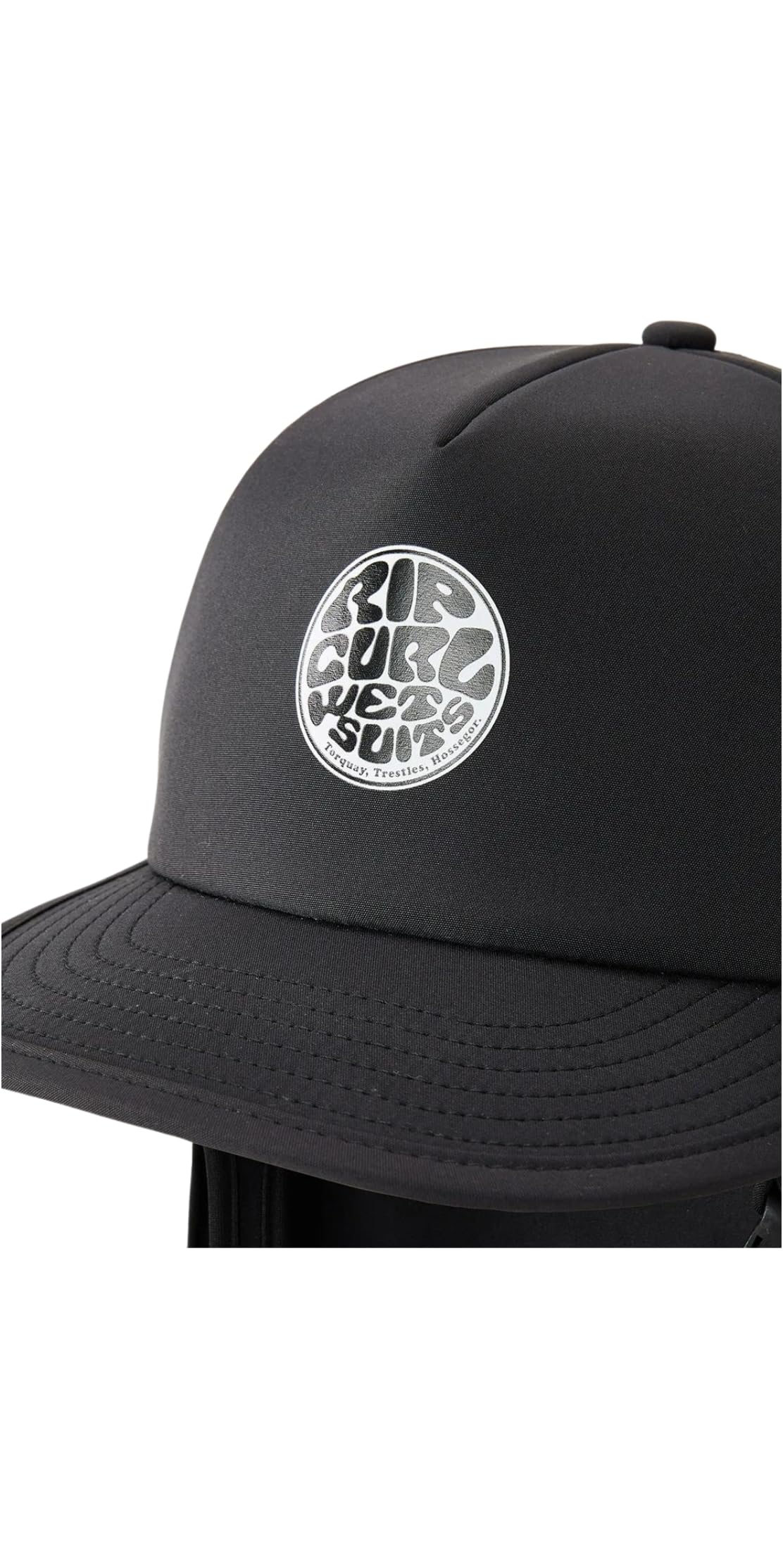 Rip Curl UPF 50+ Quick Dry High Profile Surf Hat with Removable Neck Flap - Sombrero para el Sol Hombre