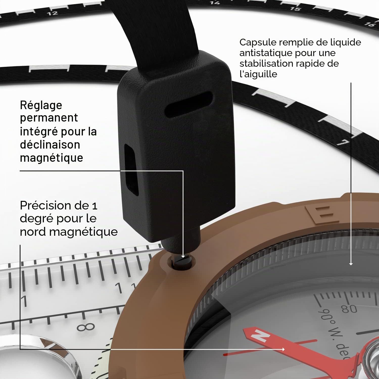 Silva Expedition 360 Global Boussole Unisexe, Marron, M