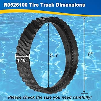 Amazon.com: Qloby 4 Pack R0526100 Exact Tire Track
