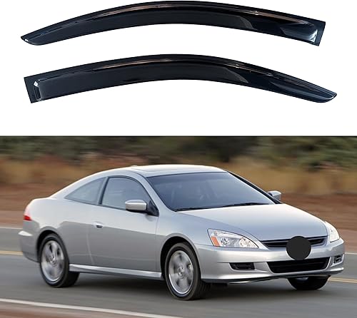 Miniatura 205 de KPY Moldura deflectora de viento con protección contra la lluvia compatible con Mazda 6 Sedan 2004-2013, 4 unidades, para ventana lateral