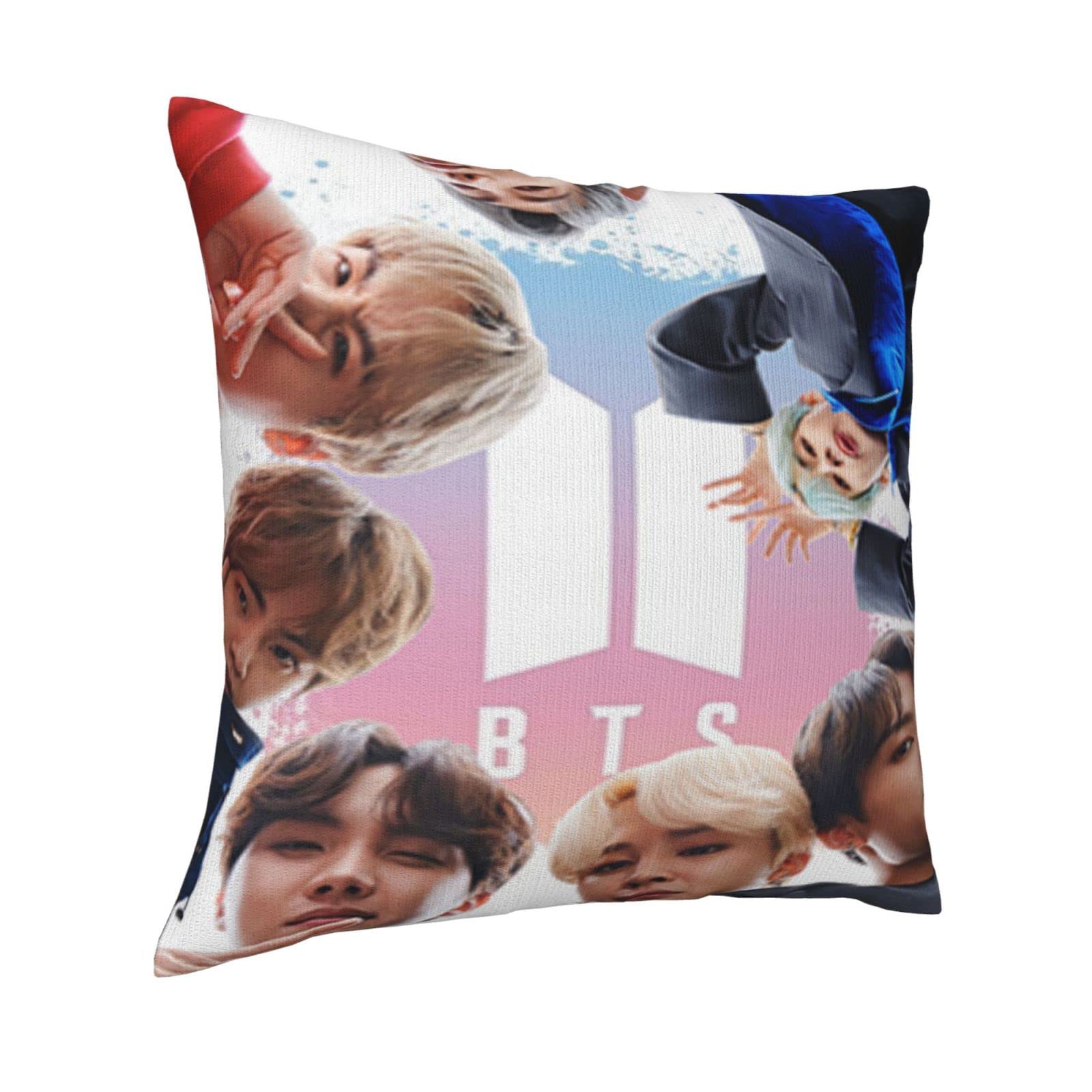 2PCS 60x50 inches Cute Blanket Throw Blanket-Fluffy, Warm, Comfy, Plush 18X18in Pillow Case