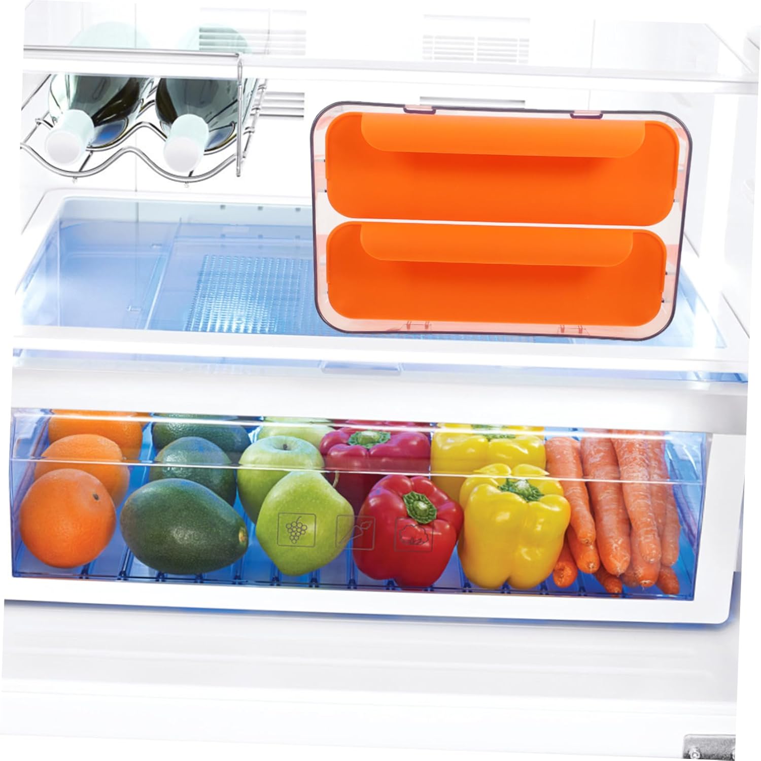Fridge Egg Organizer Drawer Egg Carton Holder Case Secure Storage Clean Design