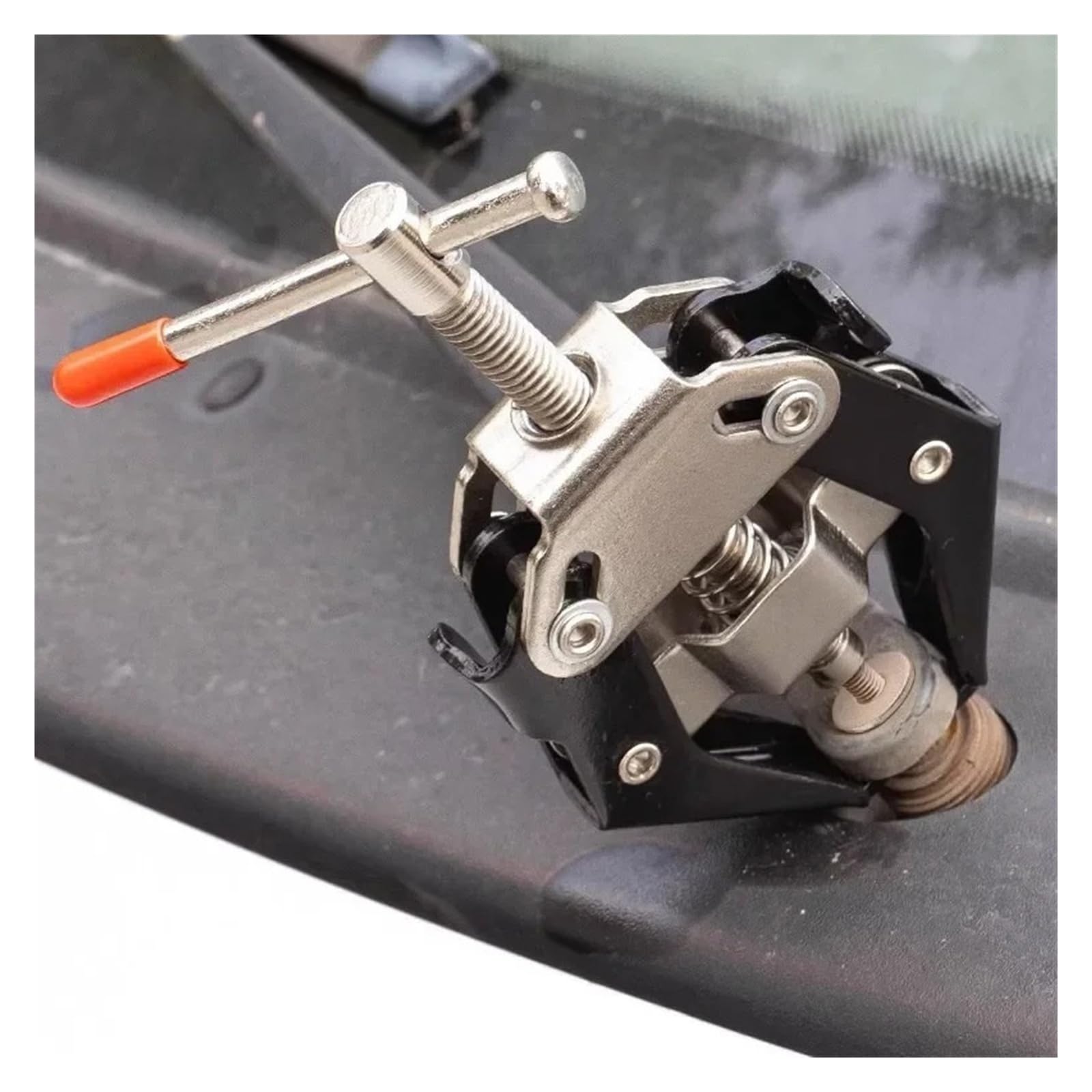 Estrattore per braccio tergicristallo, 3 in 1 resistente estrattore di terminali batteria auto e cuscinetto alternatore con ganascia regolabile (6-28 mm) per riparazione parabrezza e
