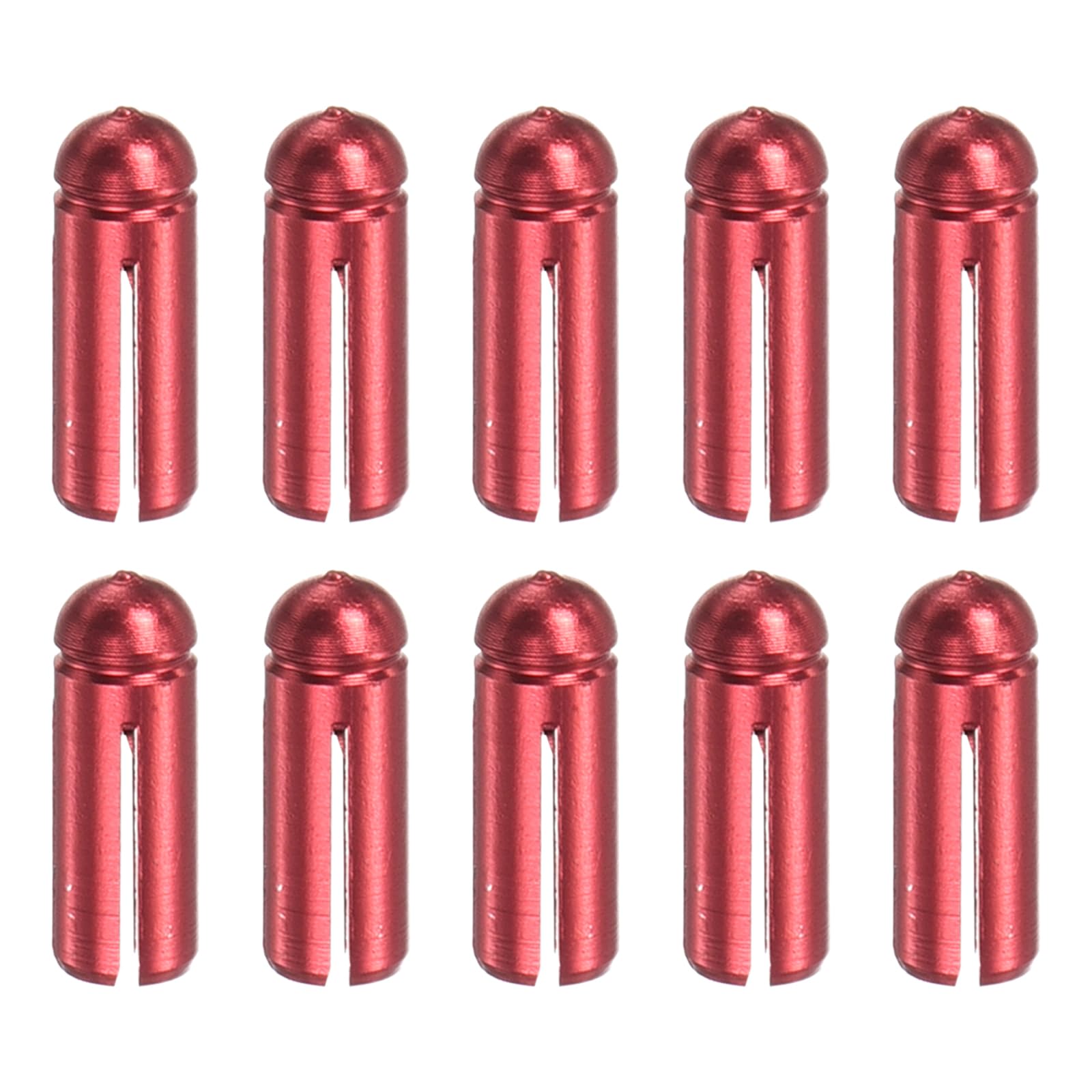 YOKIVE 9 Pcs Dart Flight Protectors, Indoor Outdoor Aluminum Alloy Dart Accessory Wing Savers | Home, Club, Steel and Plastic Flights (Red)