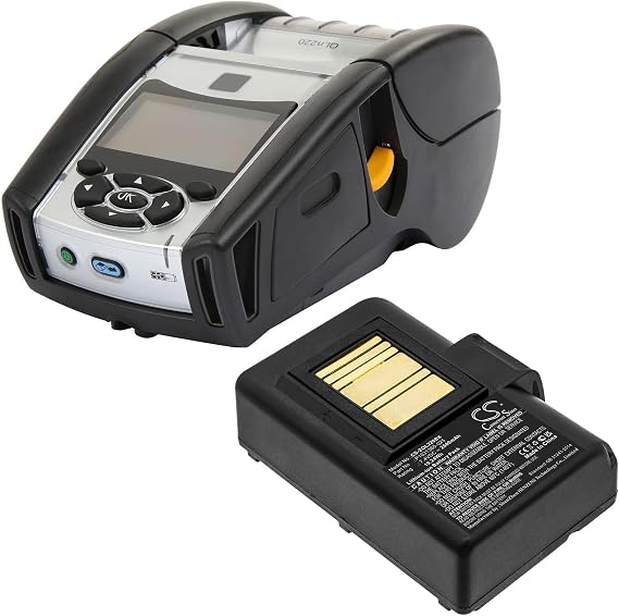 交換用バッテリー Zebra QLN220、QLn220HC、QLN320、QLn320HC、ZQ500、ZQ510、ZQ520、ZQ521、ZQ610、ZQ610HC、ZQ620、ZQ620HC、ZR620HC。 28、ZR。 638 2600mAh/7.4V。
