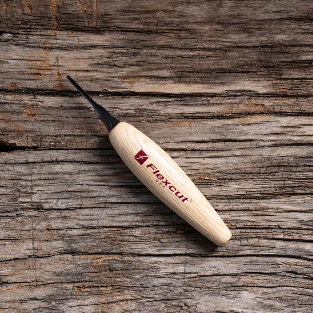Amazon.com: Flexcut Wood Carving Tool | Micro V-Tool | 45 Degree
