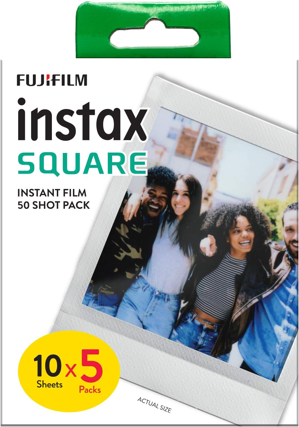 Square Film White Border, 50 Shot Pack