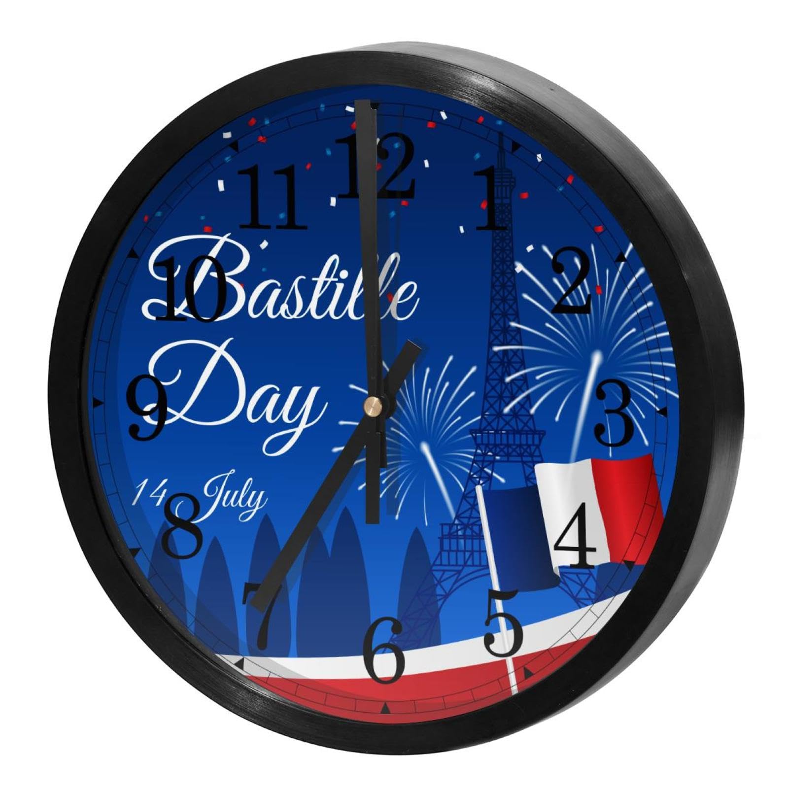 Horloge murale silencieuse ronde pour une ambiance apaisante en famille à la maison