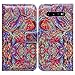 Bcov Galaxy S10 Wallet Case, Bright Paisley Pattern Flip Folio Leather Case Wallet Cover with ID Card Credit Card Slot Kickstand for Samsung Galaxy S10