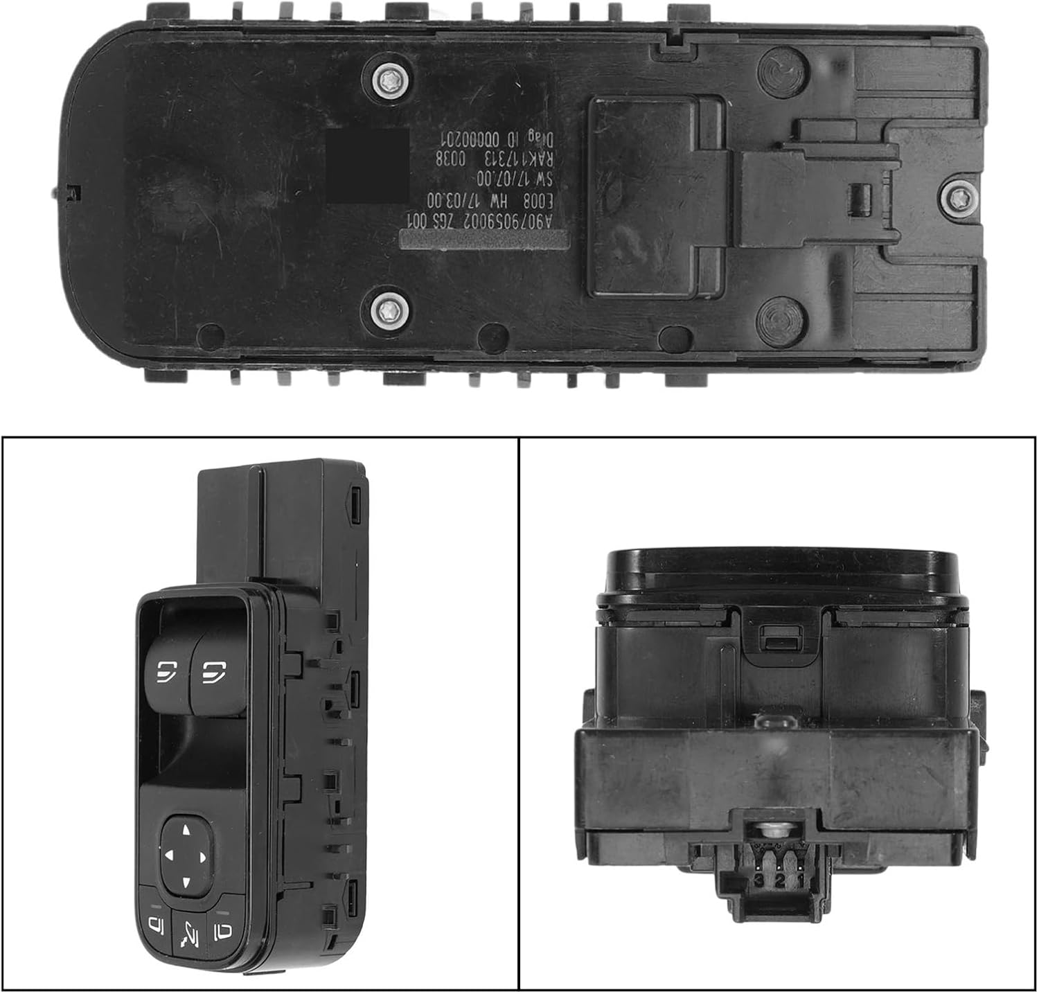 Car Electric Window Regulator Master Control Switch Compatible with Mercedes-Benz Sprinter 3500XD 2018-2021 A9079059002