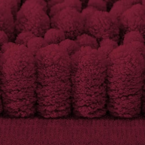 Miniatura 222 de Smiry Alfombras de Baño 24 x 16 pulgadas, Tapetes de Baño de Chenilla Extra Suaves y Absorbentes, Respaldo de Goma Antideslizante, Lavable a Azul