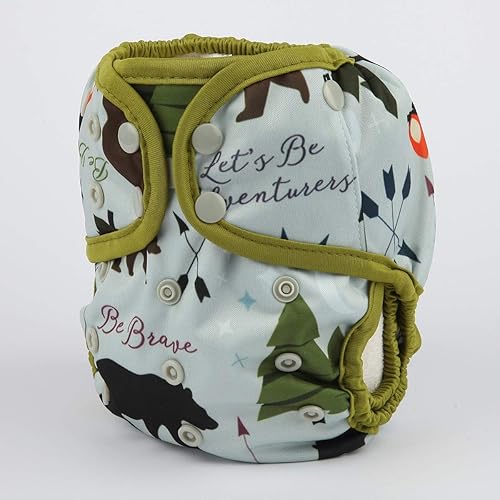 Miniatura 2 de Pañal para bebé, talla única, 8 libras a 36 libras (Be Brave)