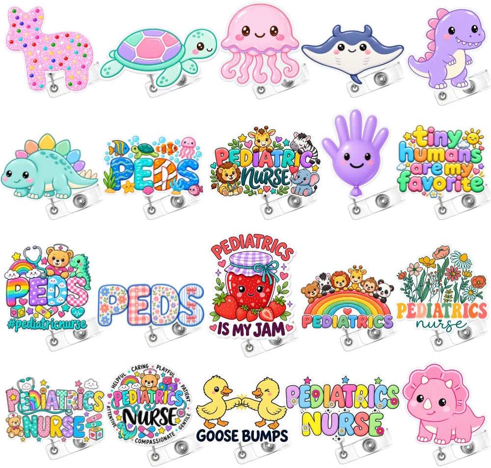 20PC Nursing Student Badge Reel Bulk Student Nurse ID Holder Essentials image 5
