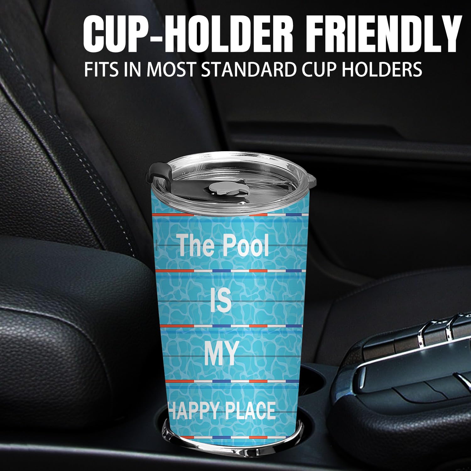 Swimmer Gifts - Swim Team Gifts - Swimming Stainless Steel Tumbler 20 Oz