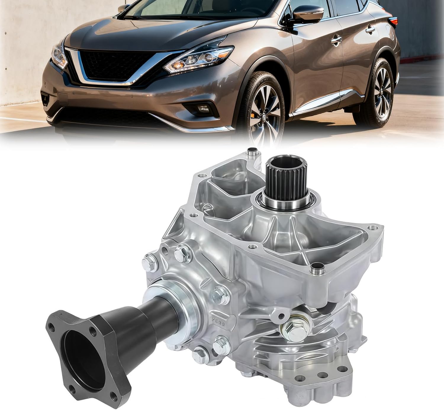 Differential Assembly 33100-JP11C for Nissan Murano Infiniti JX35 Pathfinder 2009-2019 3.5L CVT AWD Direct OE Replacement