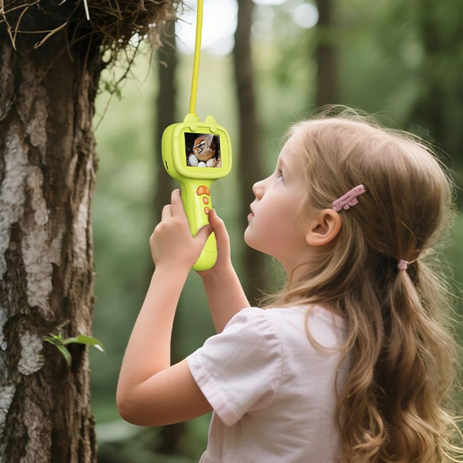 キッズデジタル顕微鏡 - 2.4インチハンドヘルドポータブル、キッズボアスコープ、ステム教育科学キットおもちゃ|科学教育ギフト 男の