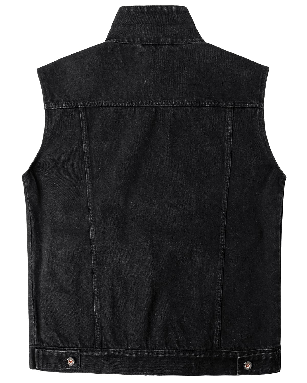 Classics Herren Weste Denim Vest Ärmellose Jeansweste Cowboy Jacke Motorradweste Bikerweste für Männer Casual Freizeitweste