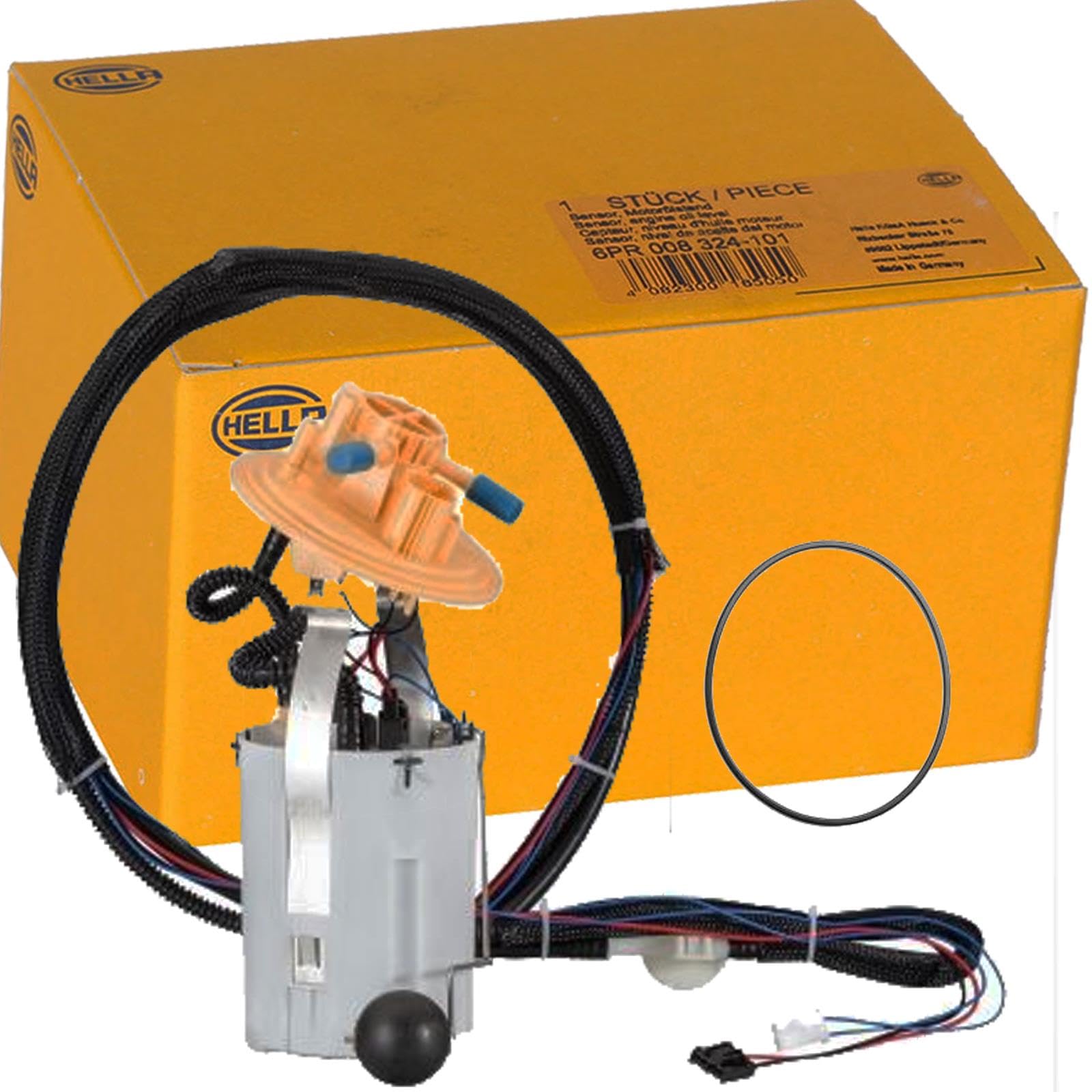 HELLA 8TF 358 146-561 Unidad de alimentación de combustible - eléctrico - 4polos - con junta/con sensor de nivel